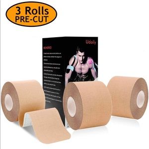 Udaily Kinesiology Tape Precut (3 Rolls Pack)
